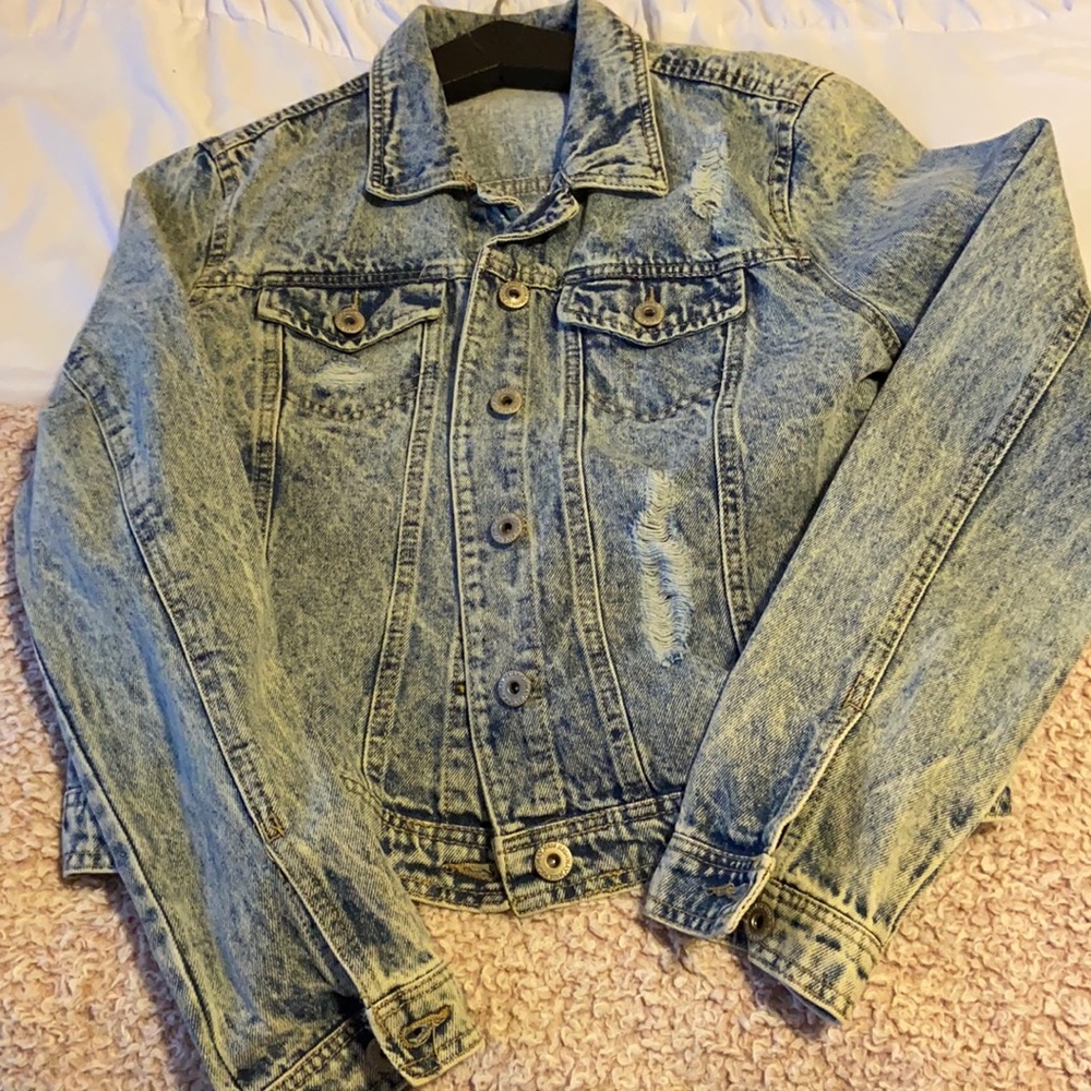 Denim jacket. Never worn. Brand- Highway Jeans